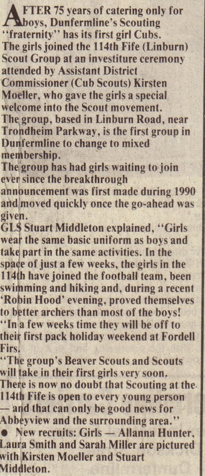 Dunfermline Press March 1991 (Bottom)
